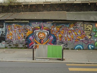 photo graffiti Paris 19eme arrondissement